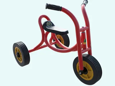 Weplay Push Trike Kid Bicycle Children bike 3D model