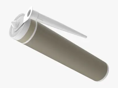 Sealant cartridge open mockup 3D model purchase