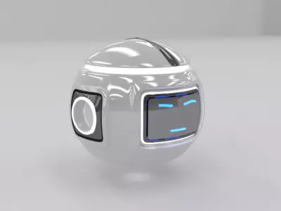 Sci-Fi Drone Low-poly 3D model order