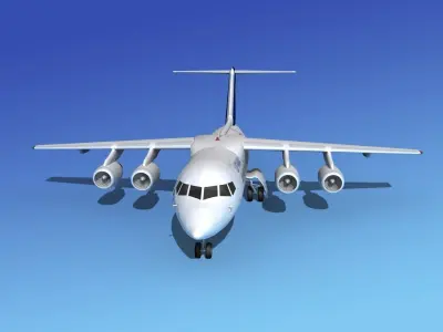 BAe 146-200 Lufthansa 3D model