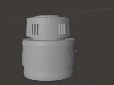 PAKISTANI INK BOTTLE  3D MODEL Free low-poly 3D model