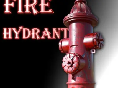 Fire Hydrant game ready  Free low-poly 3D model
