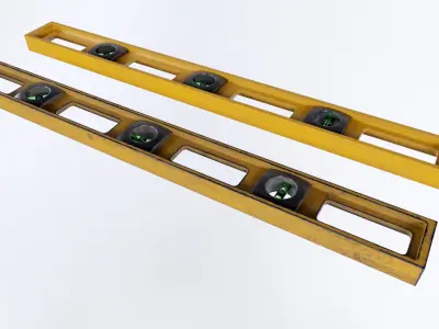 Spirit Level Low-poly 3D model purchase
