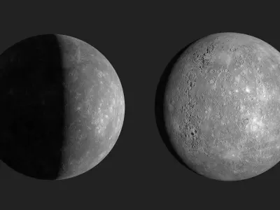  Planet Mercury For Blender 