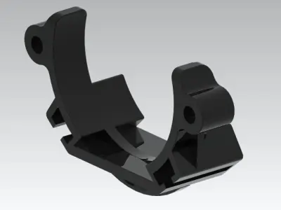 Base for Diaphragm Pump Body  Free 3D model