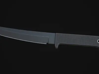 Tanto two knives Low-poly 3D model