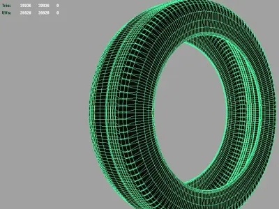 Agriculture Heavy Tire 3D model