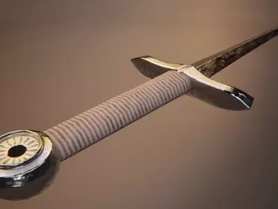 Dagger01 Low-poly 3D model