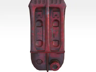 Fuel Tank - Type A Low-poly 3D model