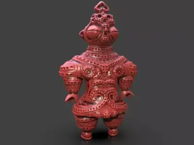Dogu Sculpture 3D print model