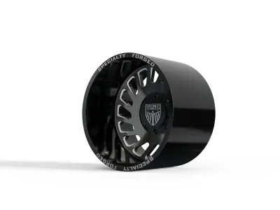 REAR SPECIALITY FORGED D017 WHEEL 3D MODEL 3D model