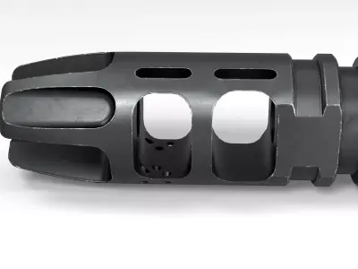 VG6 EPSILON 556 MUZZLE BRAKE Low-poly 3D model