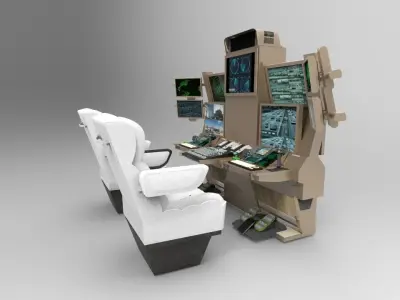 Drone Command Center 3D model by octagram14