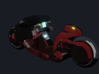 Akira Bike 3D model