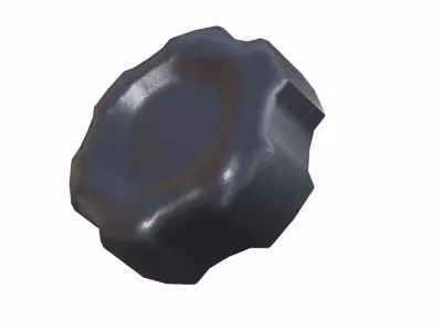 Industrial Knob 3D model get