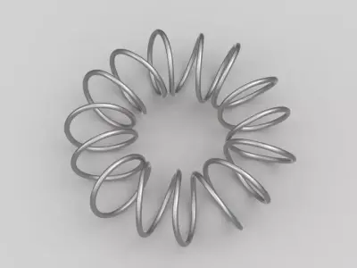 Circular Spring Free 3D model purchase