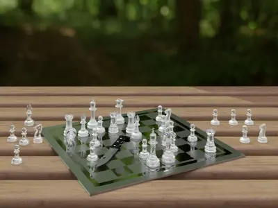 Survival Knife 3D model shop