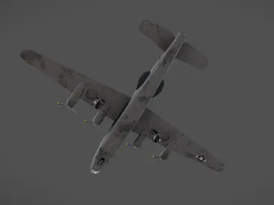 PB4Y-2 Privateer Low-poly 3D model