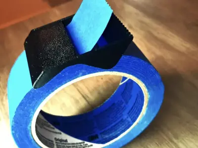 Masking Tape Dispensing Tear Aid 3D print model