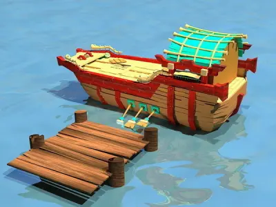 Boat 3D Model-22 3D model