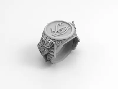 anillo tutankamon  3D print model