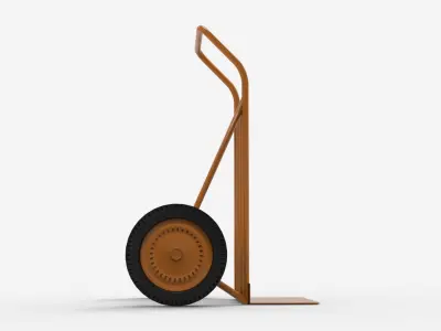 HANDCART 01-ORANGE 3D model