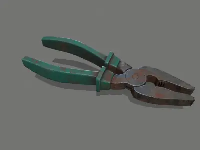 nippers pliers Low-poly 3D model shop