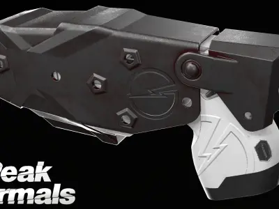 Taser Axon X26P - Blade Tech Holster Low-poly 3D model