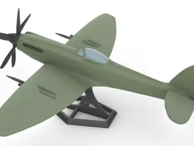 Supermarine Spitfire 3D print model purchase