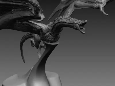 Decimated untested print Dragon 3D model 3D print model