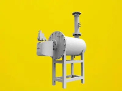 burner machine 3D print model