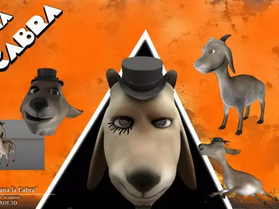 JUANA THE GOAT 3D model