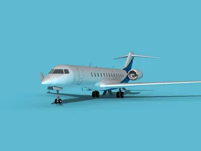 Bombardier Global 7000 V06 3D model