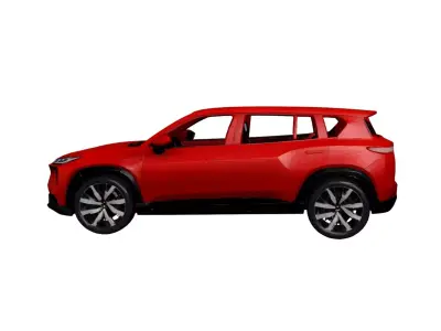 Generic SUV Clean Modular Utility Vehicle Design 04 3D model