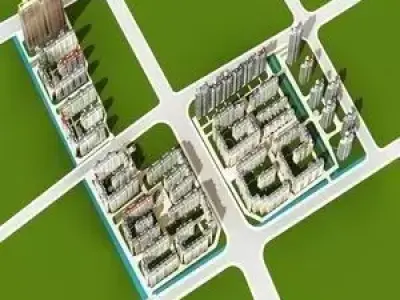High-Rise Residential 3D model 20