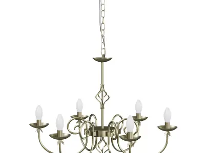 Chandelier Low-poly 3D model