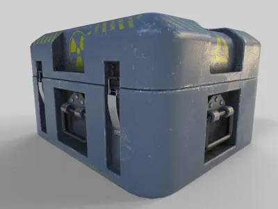 Old Crate Low-poly 3D model