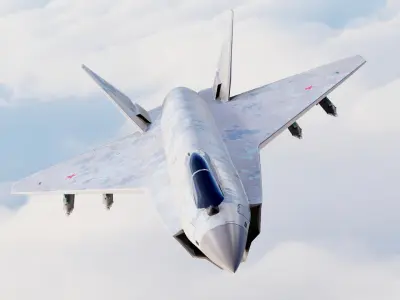 Sukhoi Su-75 3D model