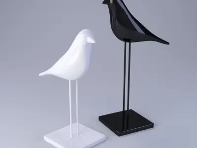 Birds Figurine 3D model