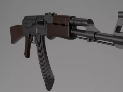 AK 47 Free 3D model get