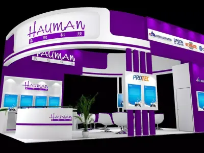 Exhibition - Area - 9X6-3DMAX2009-078 3D model