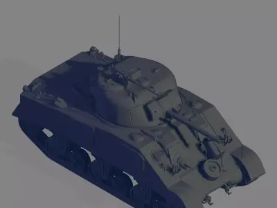 M4 Sherman 3D model
