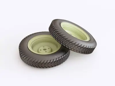 Wheel 01 3D model