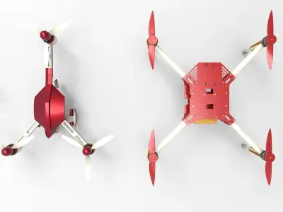 Drone 4 type A 3D model