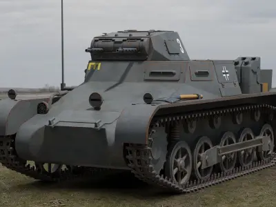 Panzer 1 Ausf B 3D model