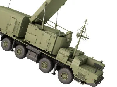 5N63S Radar Flap Lid B 3D model