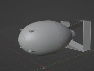 1940s Atomic Bomb 3D model
