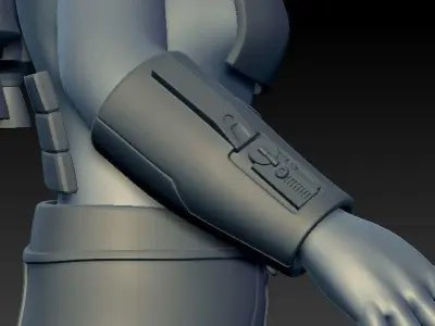 Rook Kast armor upgrade for One12 Scale figure 3D print model