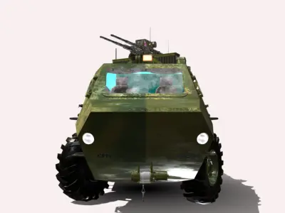 conceito veiculo 4x4 cfn br  Low-poly 3D model