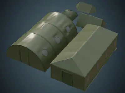 Tent Collection 1 Basic 3D model
